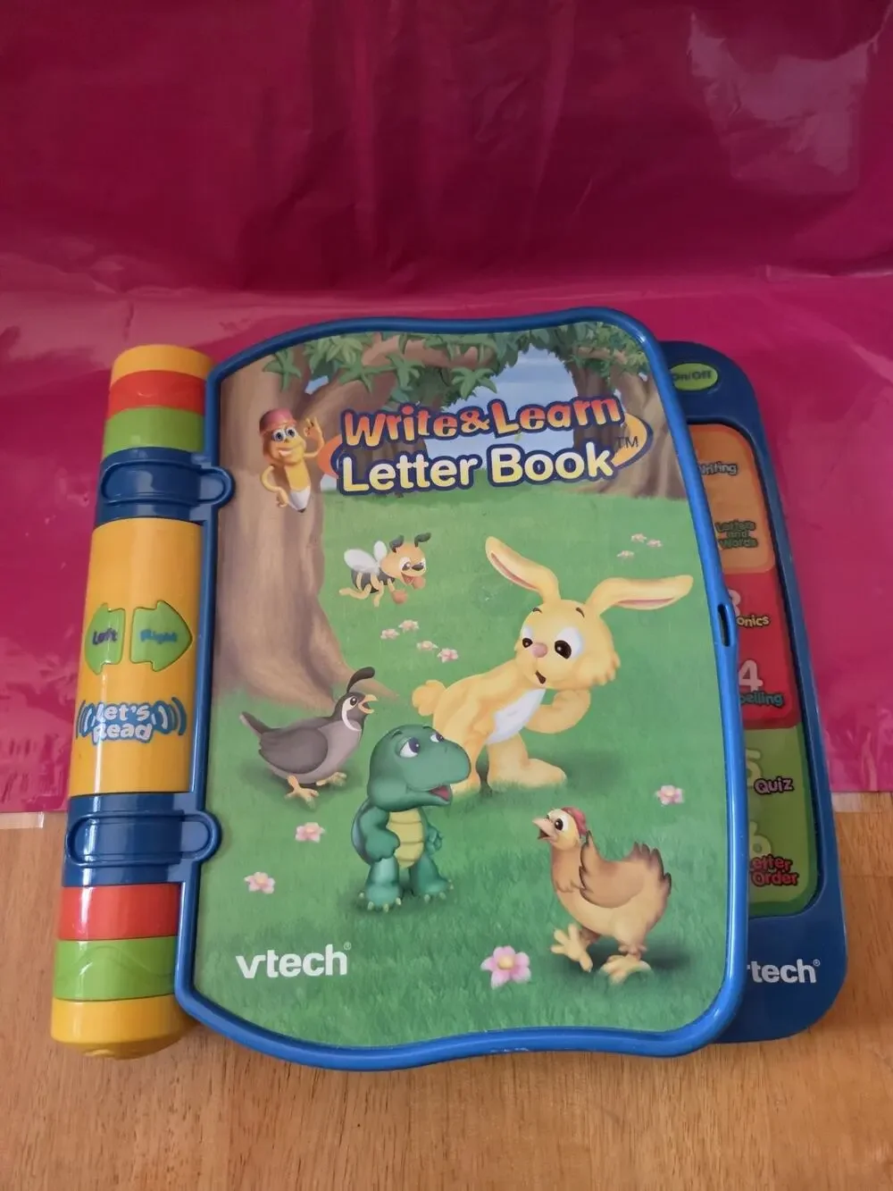Vtech WRITE & LEARN Letter Book Different Learning Lesson Tested/Works
